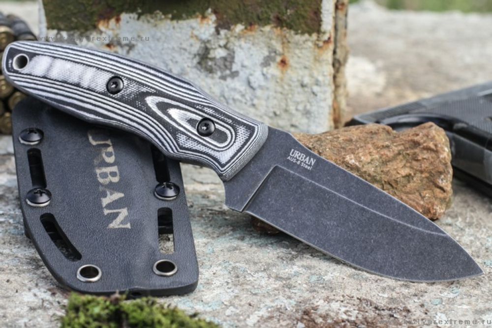 Туристический нож Urban D2 DarkStoneWash G-10