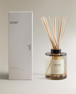 Zara Home Аромадиффузор Lemon Bergamot 500 мл, тростниковые палочки микадо, аромат свежий цитрусовый, Горчичный