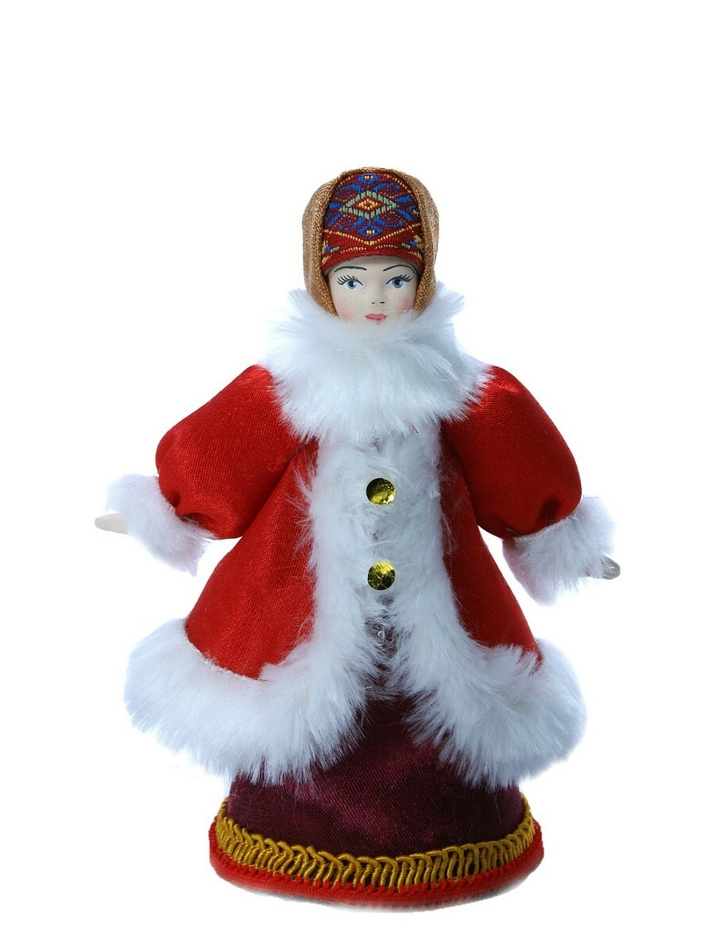 Кукла коллекционная Крестьянка в полушубке