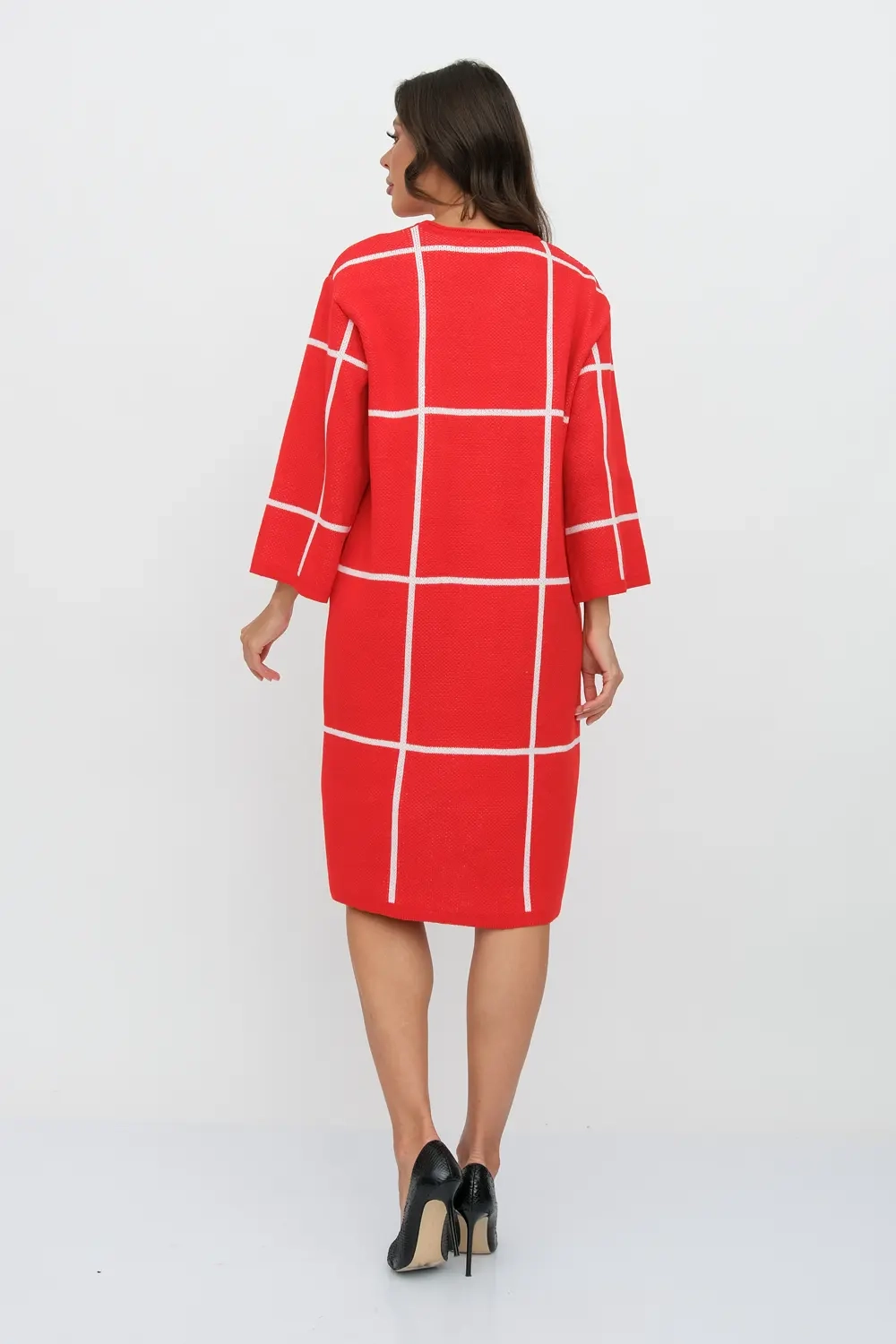 Платье 3-706/красный