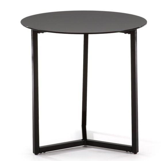 Журнальный столик Marae Ø50 см черный