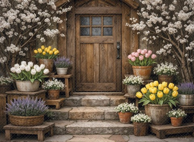 Весенний сюжет 01.2026 - фон неопреновый