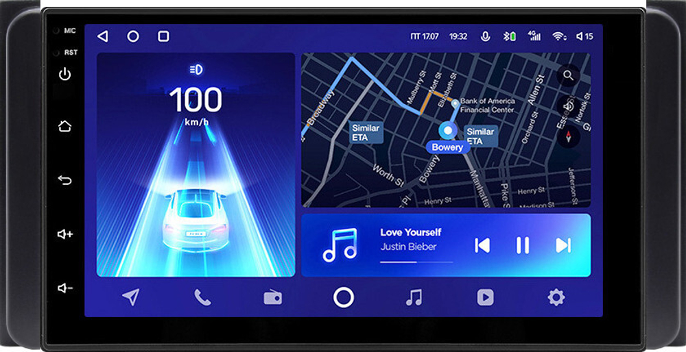 Магнитола для Toyota 200х100мм - Teyes CC2 PLUS дисплей 7" IPS на Android 10, ТОП процессор, 4G SIM-слот, 4/32 Гб
