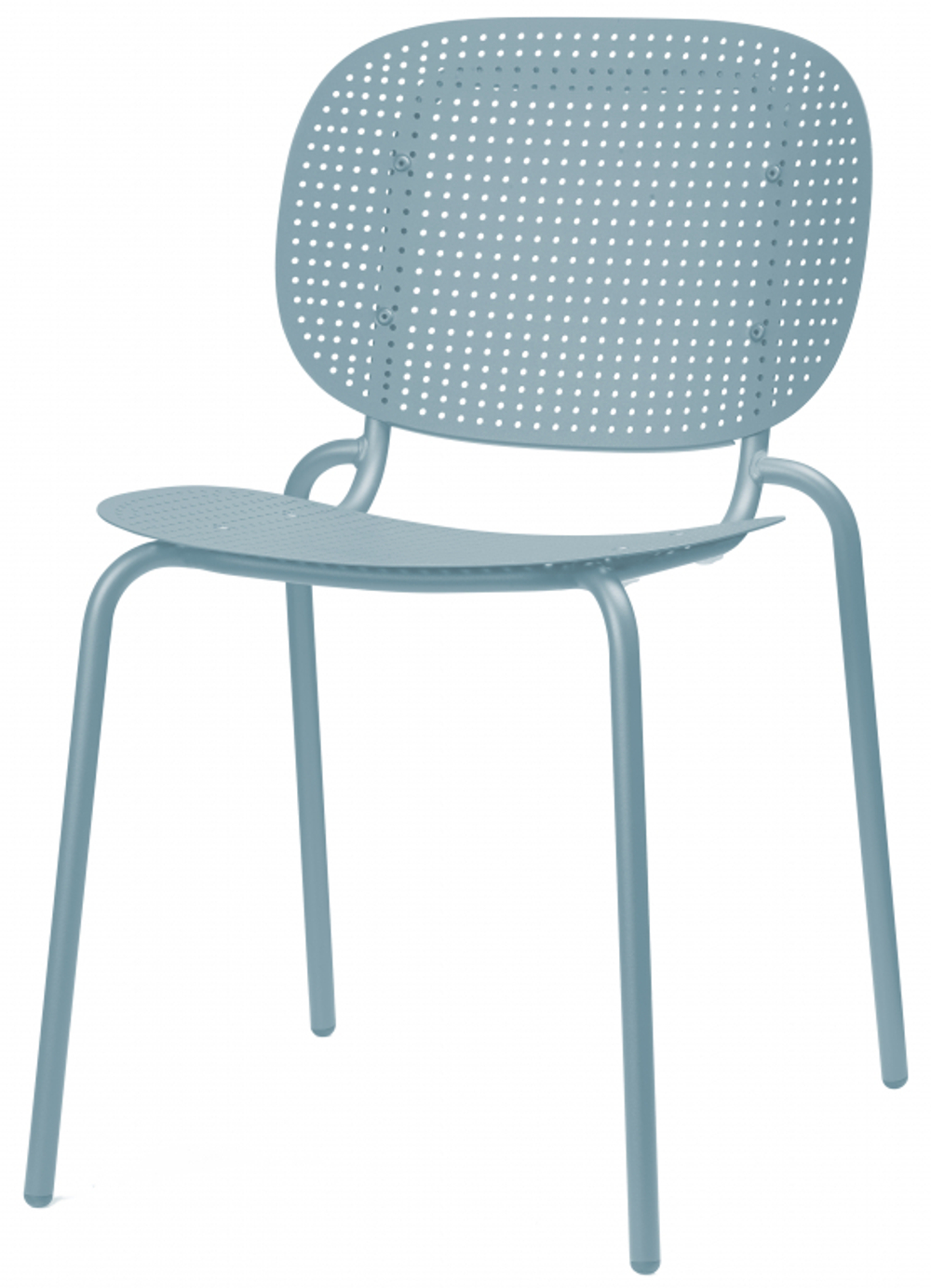 Стул металлический Scab Design Si-Si Dots, голубой