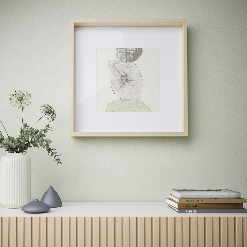 IKEA SANNAHED  (ИКЕА САННАХЕД)  -  Рама, имитация березы, 50x50 см