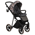 Детская коляска Roan Sol Flowers 2 в 1 RSF/5003 Forest Clearing/Black