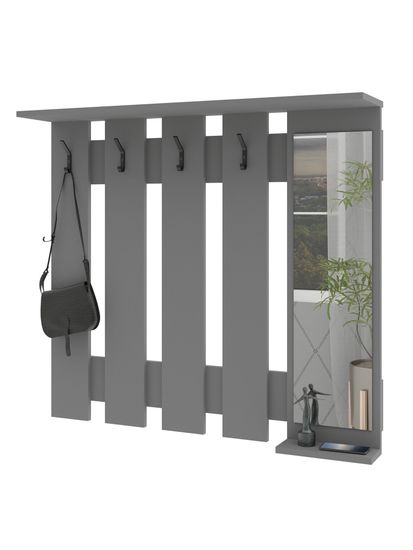 Вешалка ДЕПО с зеркалом /1000*900*200/ дуб аризона / дуб аризона