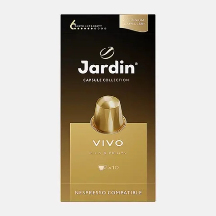 Кофе молотый Jardin Vivo жареный в капсулах 10шт 50г