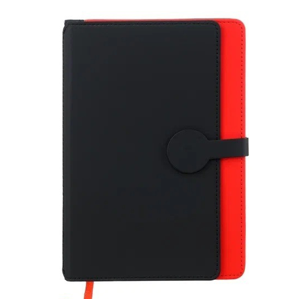 Ежедневник Basir, формат А5, материал-кожезаменитель, чёрный цвет, 100 листов, размер 14,5*21 см