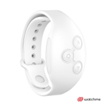 Голубое виброяйцо с белым пультом-часами Wearwatch Egg Wireless Watchme