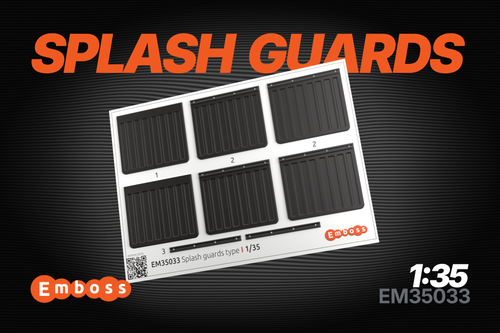 GAZ-66 Splash Guards for GAZ-66 and other trucks 1/35 EM35033 (3D decal)