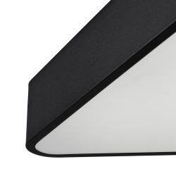 Светильник LED ЭРА Geometria SPO-151-B-40K-030 Delta 30Вт 4000К 3000Лм IP40 600*600*80 черный подвесной | Декоративные светильники Geometria