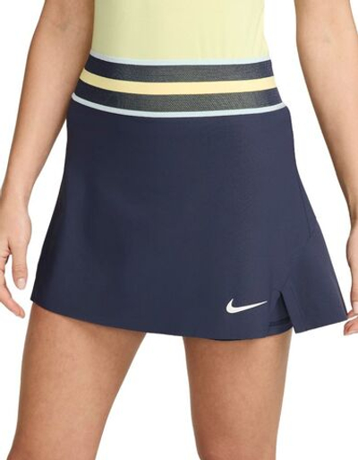 Теннисная юбка Nike Court Dri-Fit Slam RG Tennis Skirt - thunder blue/thunder blue/white