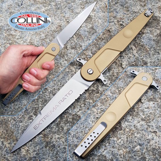 Складной нож Extrema Ratio BD4 Lucky DW - "BD4LUCKY" c клинком из стали Böhler N690, рукоять Anticorodal®