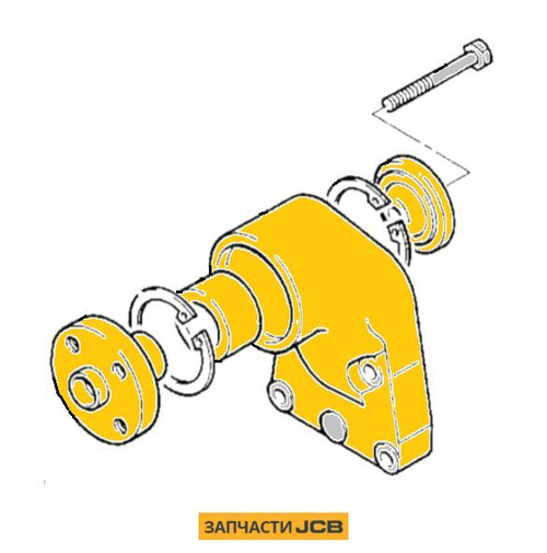 Шкив вентилятора JCB 02/910794