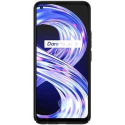 Тонкий черный чехол от Nillkin для OPPO Realme 8 и Realme 8 Pro, серия Super Frosted Shield