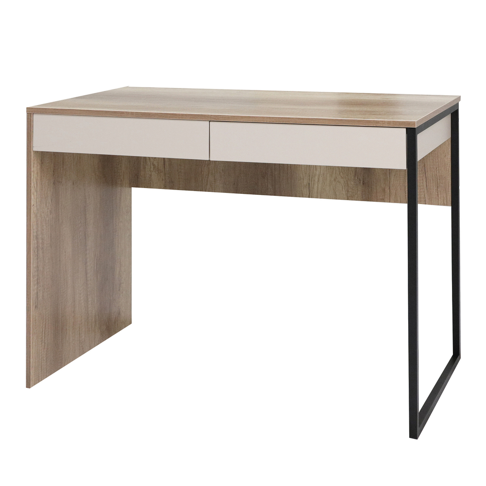 ДЖУЛИЯ 4 стол письменный (Дуб Каньон / Сатин) ИВАРУ