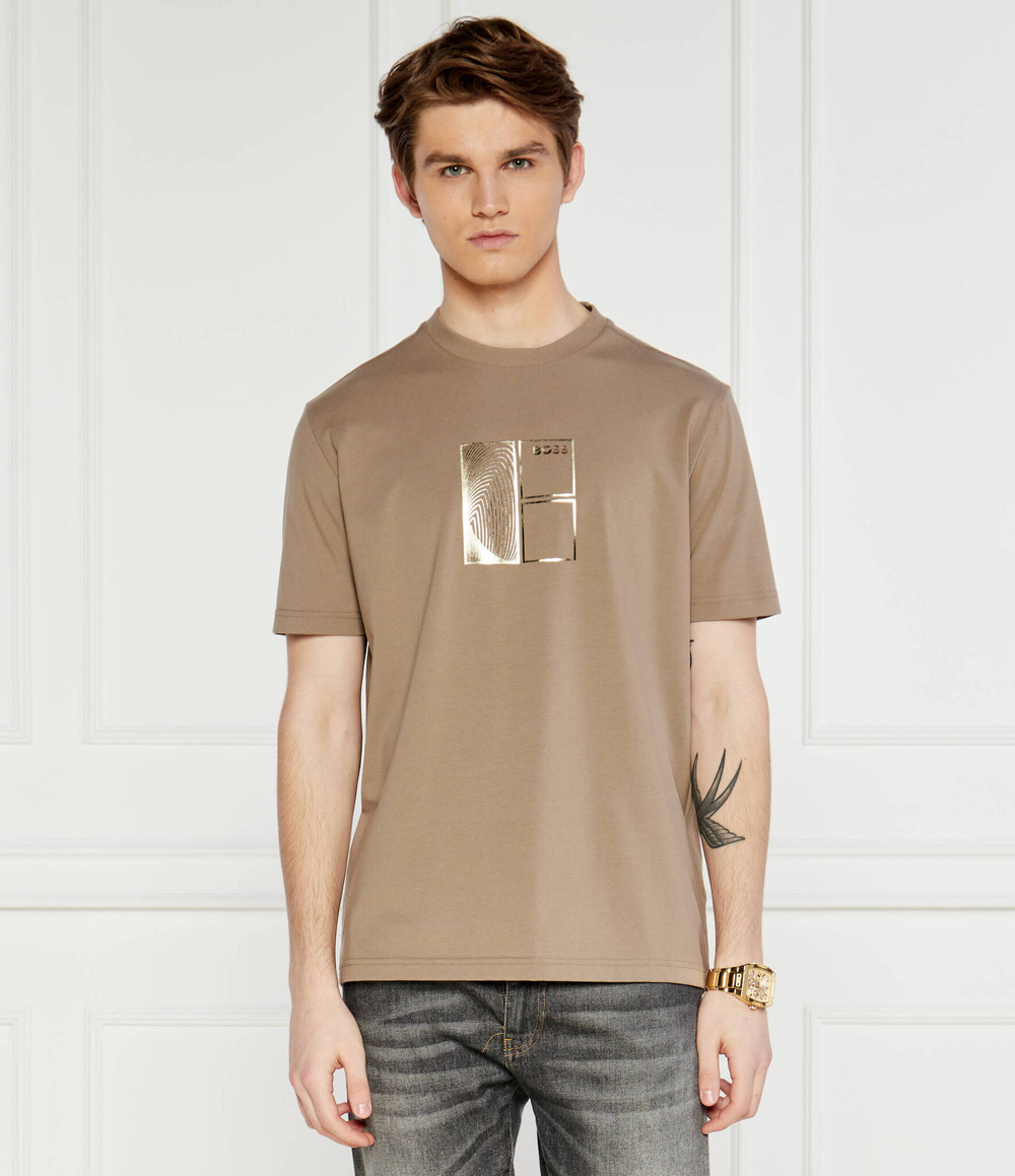 Футболка Tee 5 BOSS GREEN - коричневый(50513172)