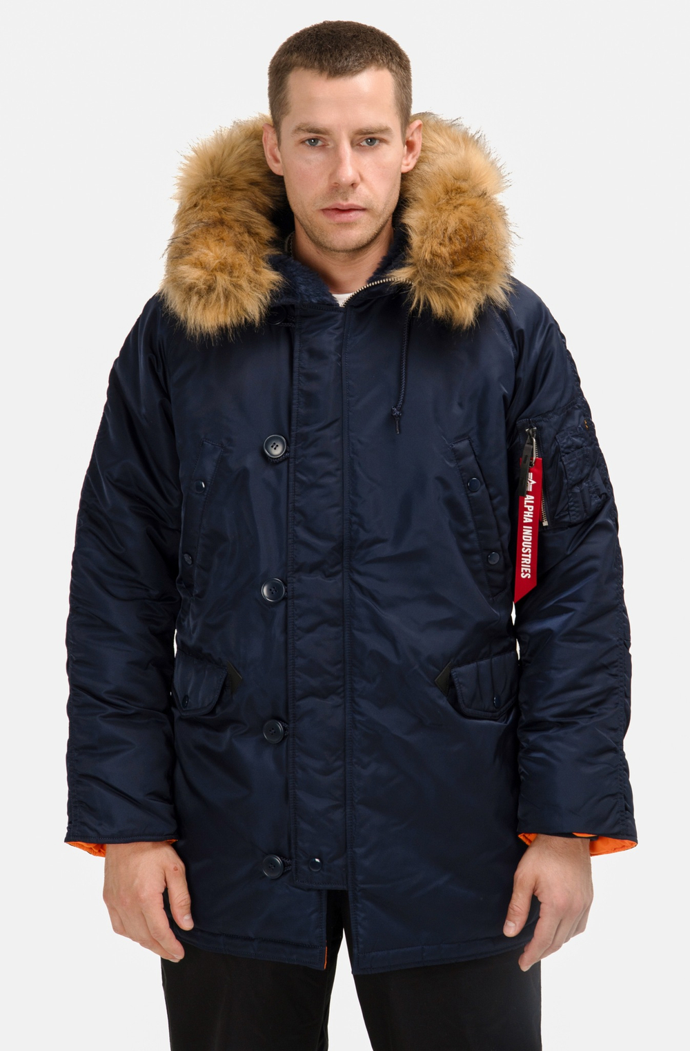 Парка N-3B Slim Fit (Replica Blue) Alpha Ind.