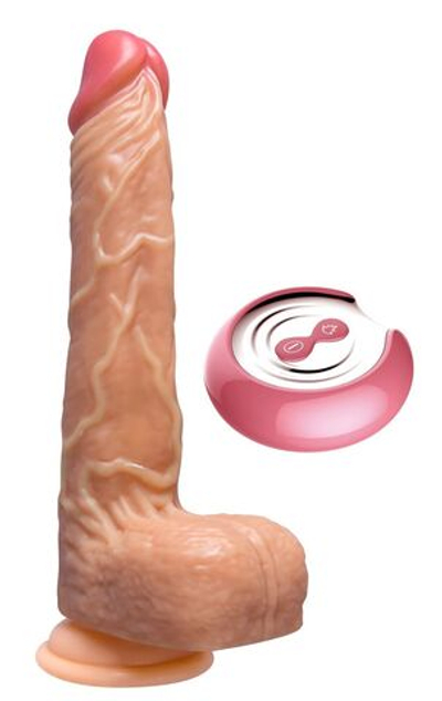 Телесный ротатор-реалистик Telescopic Jean - 18 см. (Цвет: телесный)