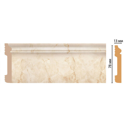 Плинтус Decomaster D005 D005-80 ДМ