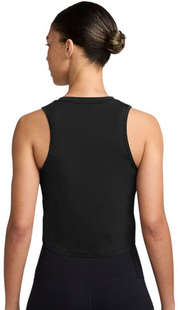 Женский топ теннисный Nike One Classic Dri-Fit Cropped Tank - черный