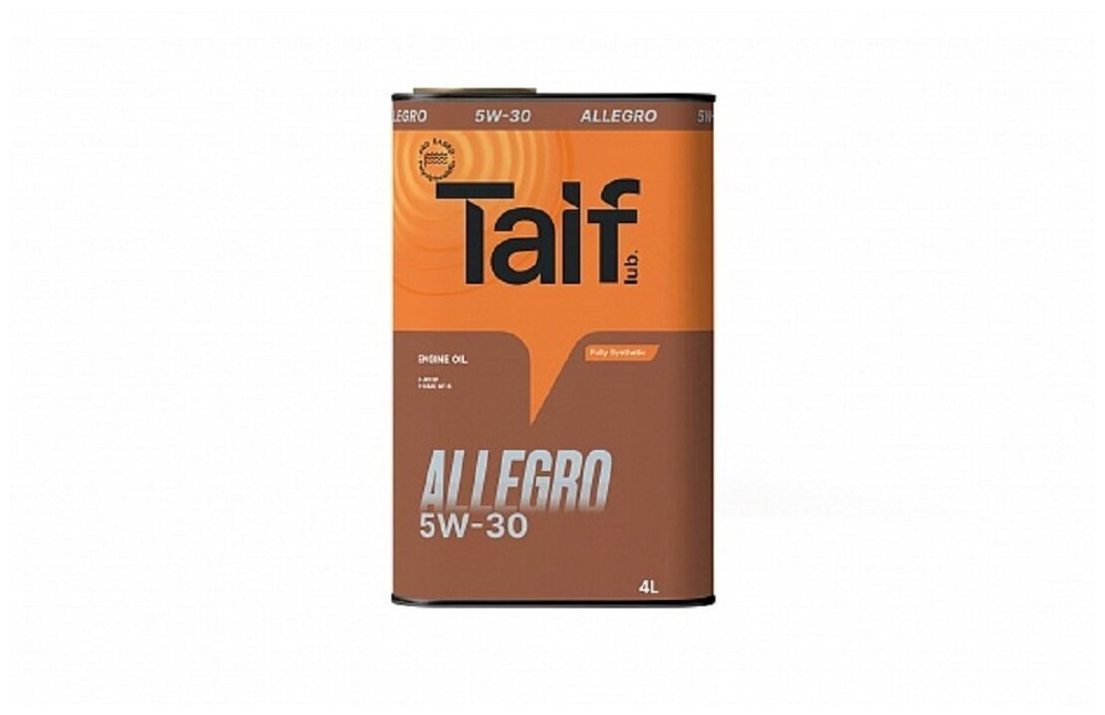 Моторное масло  TAIF Allegro 5W-30 4л Синтетическое