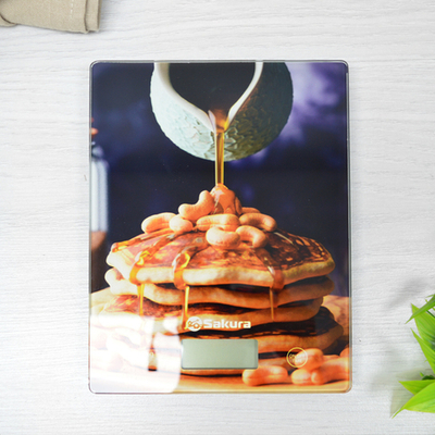 Весы кухонные электронные до 8кг "Панкейки"