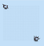 Блокнот 130х130 мм, скрепка, Контэнт-Канц, ламин. картон, выб-лак, 32 л., диз.вн.блок в клетку, "Аниме Style. Девочка с ушками", фиолетово-желтый