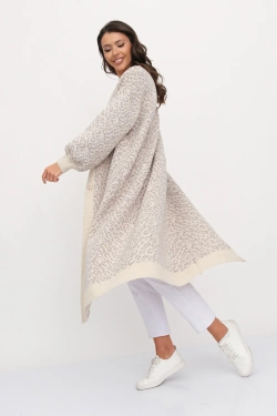 Кардиган И 016/беж-молочный