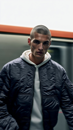 Hoodiember dark-grey / pocket