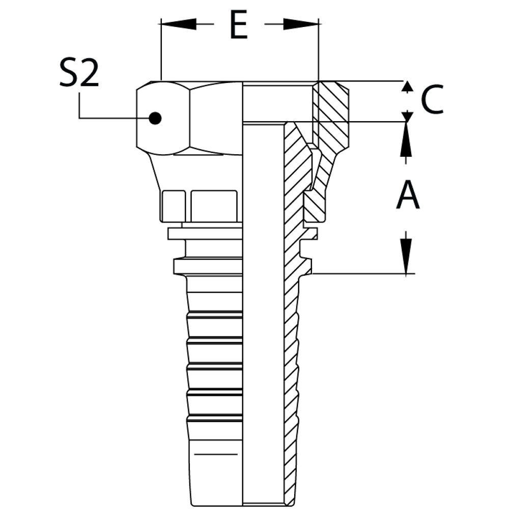 Фитинг DN 20 BSP (Г) 3/4