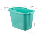 Ведро 9,5л прямоугольное М2420