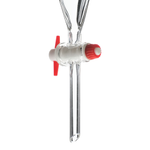 Воронка делительная грушевидная, 2000 мл, шлиф 29/32, с PTFE краном и пробкой