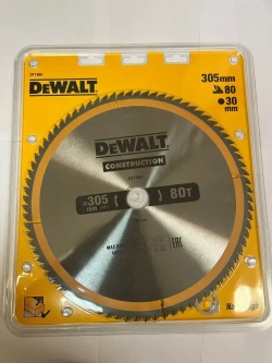 DEWALT CONSTRUCTION диск пильный по дереву 305*2.0*30*80 зубов