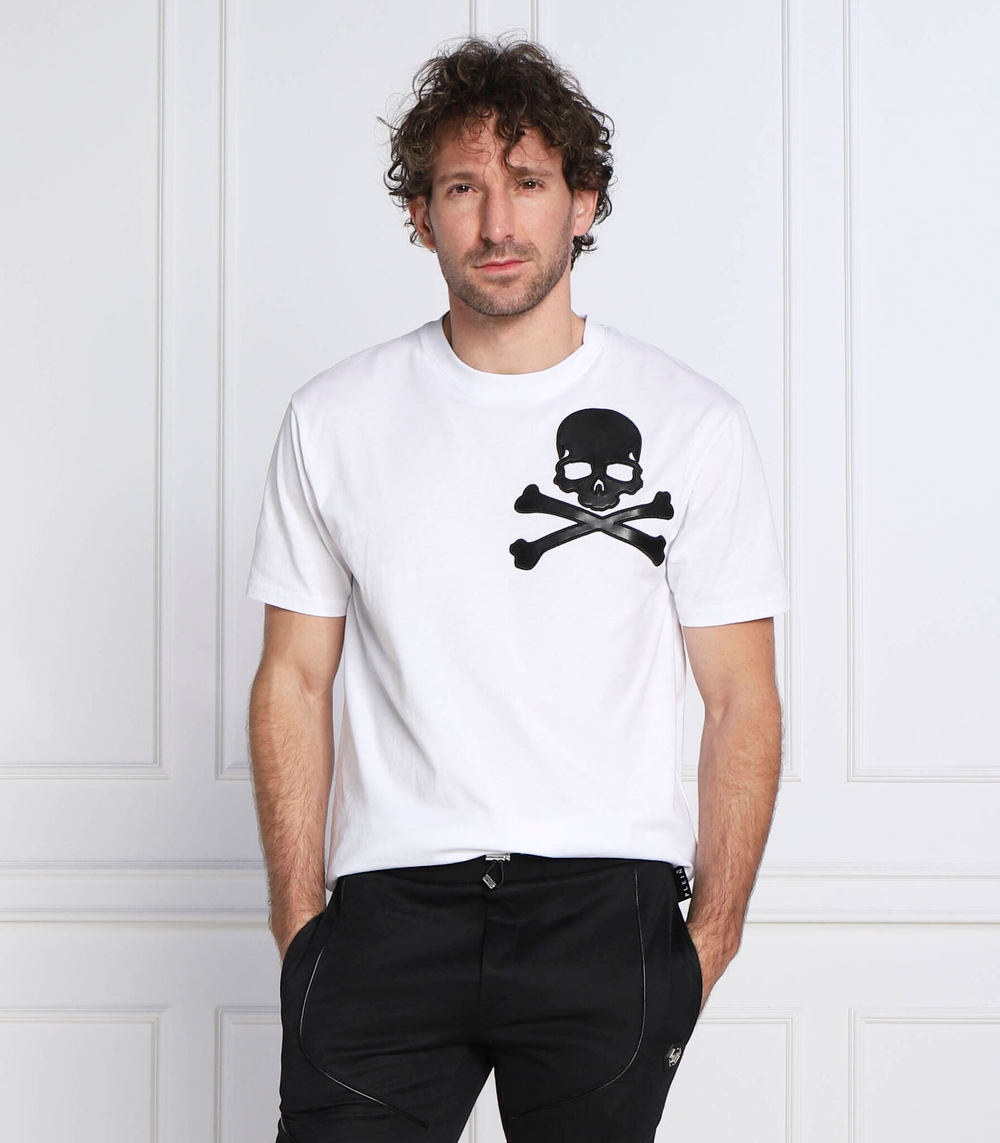 футболка Philipp Plein - белый(MTK5820 PJY002N)