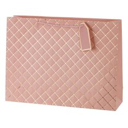 GAEM Пакет подарочный L (бумага 210г/м2, блок 12шт), L41 W12 H32 см, 6в.