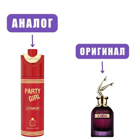 EMPER MILESTONE PARTY GIRL LE PARFUM deo 200ml lady (версия JPGScandalIntense)