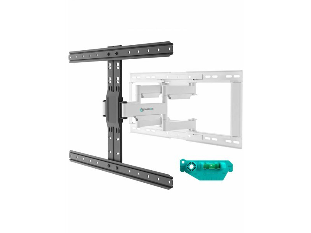 Наклонно-поворотный кронштейн Onkron SM6 чёрно-белый