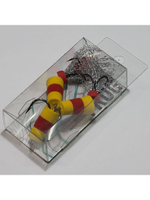 Приманка джиговая LUCKY JOHN FROG жел./чер./жел. в блистере (упк.3шт.)