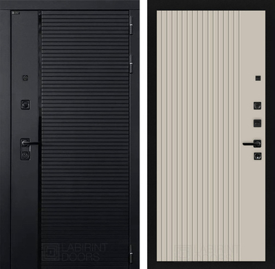 Входная дверь Лабиринт ПИАНО - 29 Капучино