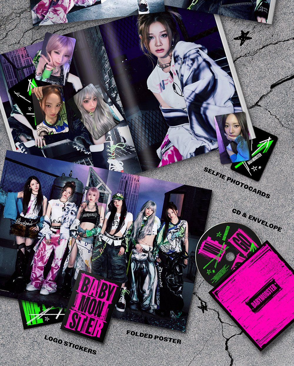 Альбом BABYMONSTER - 2nd MINI ALBUM WE GO UP