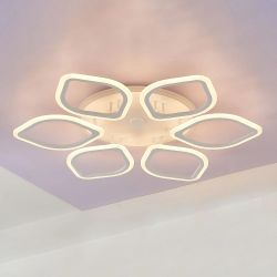 Citilux Ромби Смарт CL236A160E RGB Умная люстра Белая