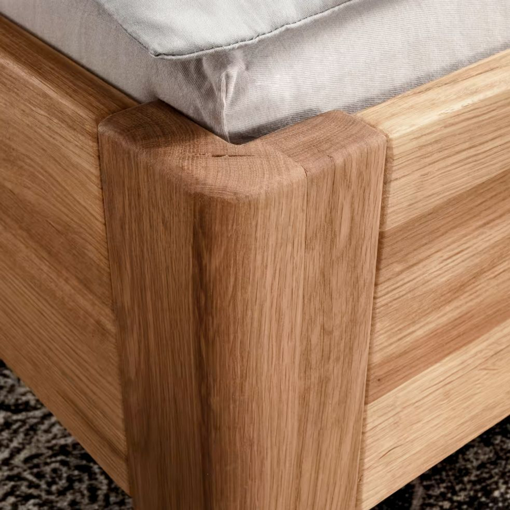 Кровать 160х200 Дольче Вита, двуспальная, деревянная из массива дуба