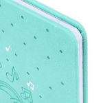 Дневник для музыкальной школы 170х215 мм, 48 л., обложка кожзам твердая, фольга, BRAUBERG, справочный материал, КОТИК, 107367