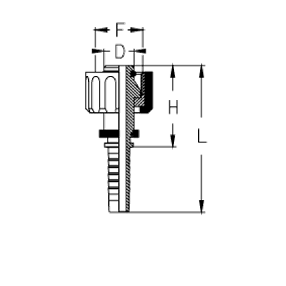 Фитинг DN 06 DKF-W (Г) 22x1.5