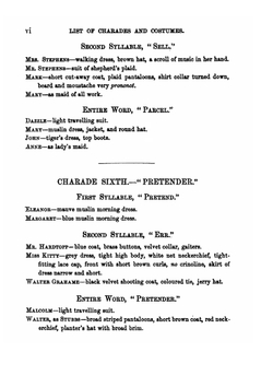 Our Charades and How We Played Them | Jean Francis