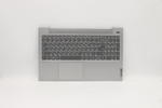 Верхняя панель с клавиатурой (топкейс) для ноутбука Lenovo 5-15IIL05 / ARE / ITL / ALC серая , раскладка - русская (5CB1A98980)