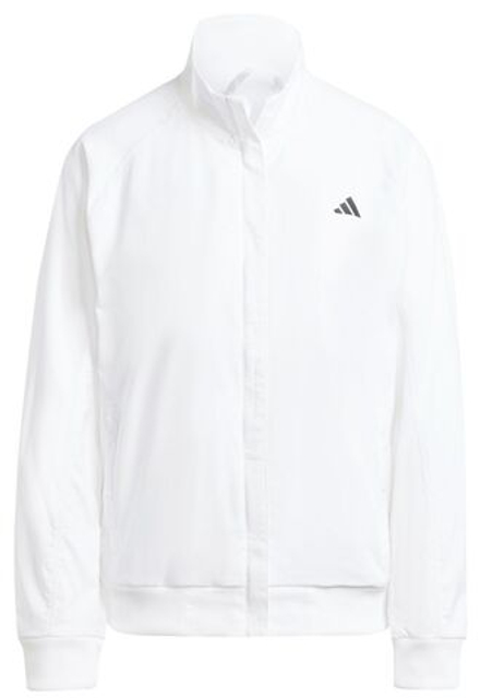Женская теннисная куртка Adidas Walk On Jacket - White