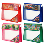 Папка школьная на липучке Basir, формат А4, сумка, серия "Персонаж", с тканевой окантовкой, 33,5*26,5